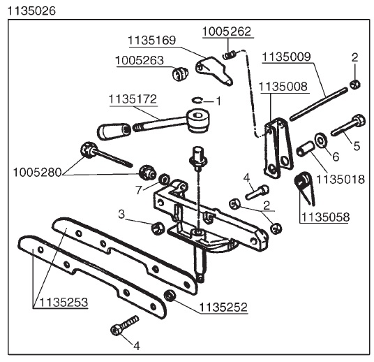 TM1135026 PIVOT & CLAMP ASSEMBLY - Click Image to Close
