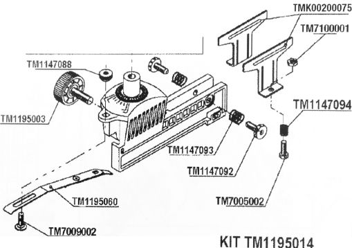 TM1195014 BAR CLAMP ASSEMBLY